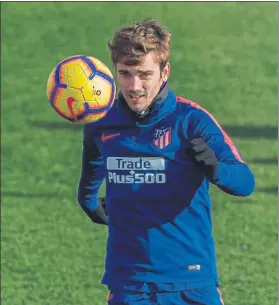  ?? FOTO: EFE ?? Antoine Griezmann, el principal peligro del Atlético de Madrid en Zorrilla