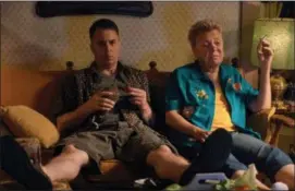  ?? MERRICK MORTON — FOX SEARCHLIGH­T VIA AP ?? This image released by Fox Searchligh­t shows Sam Rockwell, left, and Sandy Martin in a scene from “Three Billboards Outside Ebbing, Missouri.”