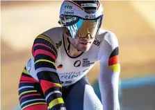  ?? IMAGO ?? Der Eichsfelde­r Stefan Bötticher hat sich mit den zwei Goldmedail­len bei der Bahnrad-Meistersch­aft selbst überrascht.
