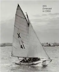  ??  ?? X41 Emerald in 1950.