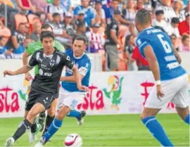  ??  ?? Neri Cardozo fue el autor del único gol del partido ante Cruz Azul.