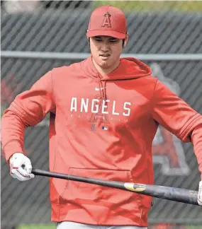  ?? AP ?? The Angels' Shohei Ohtani is ‘really not thinking about free agency right now.'