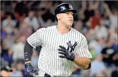  ?? File / The Associated Press ?? New York’s Aaron Judge has likely secured his spot in the All-Star Game.