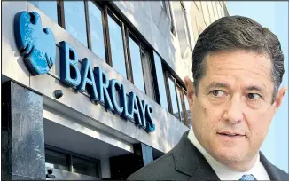  ??  ?? INCREDIBLE SHRINKING BANK: Boss Jes Staley is selling non-core businesses