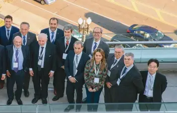  ??  ?? EN WASHINGTON. El equipo argentino que viajó a la capital de Estados Unidos en el marco del G20.