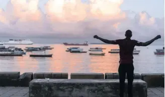  ??  ?? COVER IMAGE: On the waterfront at Forodhani Gardens in Stone Town, Zanzibar. York Times
| The New