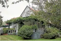  ?? PHOTO: JOHN COWPLAND/FAIRFAX NZ ?? John and Karen Morrell are selling their Central Hawke’s Bay homestead, which features a large lawn and tennis court.