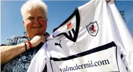  ?? ?? Devastated: Crime writer Val McDermid is a lifelong fan of club