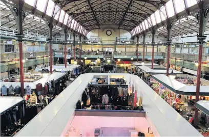  ??  ?? ● Council officials hope the future of Accrington Market Hall can be inspired by successful­ly redevelope­d markets such as Preston, Altrincham and Chester