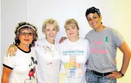  ?? SUBMITTED PHOTO ?? Among those helping to spruce up ChildNet’s new Fort Lauderdale office are, from left, Millie Wright, Janie Casoria, Nadine Floyd and Lori Pratico.