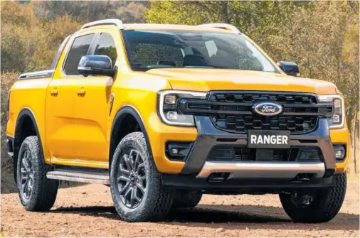  ?? ?? Ford Ranger, a contender for this year.