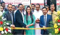  ??  ?? NEW LOOK: Sky Jewellery Bur Dubai’s renovated showroom was opened by directors Amith Varghese John and Lynns Amith, along with group general manager Cyriac Varghese, Rev Father Siju Cherian Philip and others
