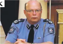  ??  ?? Police Commission­er Lawrence Cutajar