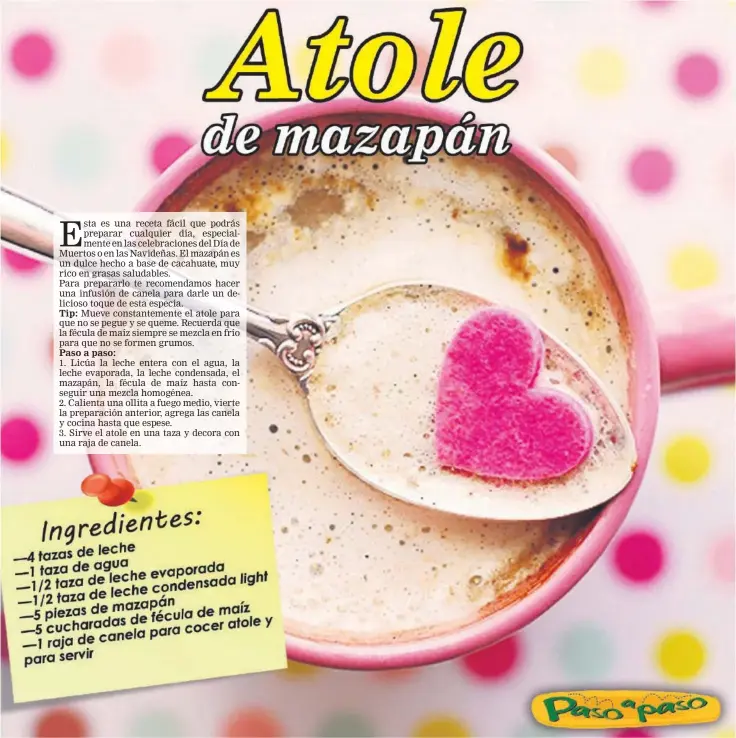 atole de mazapan - PressReader