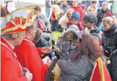  ?? FOTO: HELENA GOLZ ?? Die Kinder hatten ihren Spaß mit den Narren.