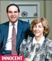  ??  ?? INNOCENT Leading Tory Lord Brittan with wife Diana
