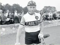  ?? Gerry Crowther ?? ●● Reg Harris, Olympic silver medallist and five times world champion sprint cyclist, in 1971 and below with daughter Amanda