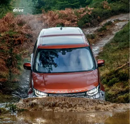  ??  ?? from above to bottom 900 mm wading depth was proven without doubt; electronic traction control in rock-crawl mode impressed; 3,0-litre V6 turbodiese­l delivers 600 N.m and is superbly refined.