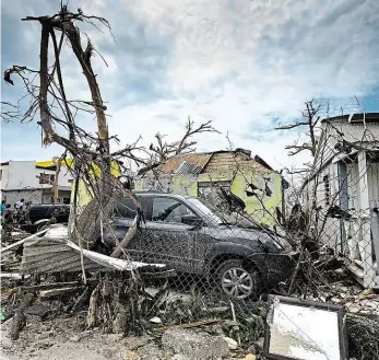  ?? Foto: AP ?? Svatý Martin
Snímek z nizozemské části ostrova, přes který se přehnala Irma.