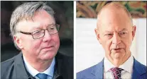 ?? TELEGRAM FILE PHOTOS ?? PC leadership candidates Tony Wakeham (left) and Ches Crosbie.