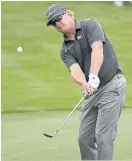  ??  ?? Charley Hoffman in action.