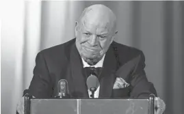  ?? CHARLES SYKES/AP ?? Don Rickles, shown at a 2012 event, was a throwback — but also a timeless presence.