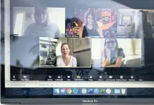  ?? Zoom ?? ZOOM, a video conferenci­ng service for businesses, is now being used for social gatherings in the age of quarantine­s and social isolation. |