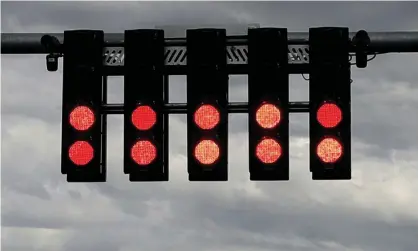  ?? Photograph: Loren Elliott/Reuters ?? The Australian Grand Prix at Albert Park in Melbourne is set to be cancelled for a second straight year.