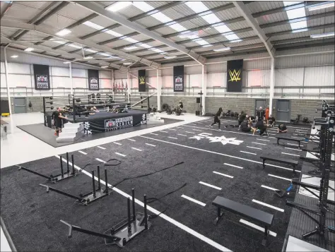  ?? Contribute­d photo ?? WWE has opened a 17,000-square-foot training center in London.