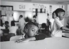  ?? Nate Palmer / New York Times ?? Ja’hari Dixon attends first grade at Eagle Academy Public Charter School in Washington, D.C.