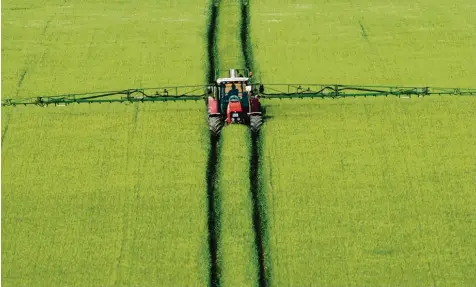  ?? Foto: Julian Stratensch­ulte, dpa ?? Die Grünen fordern einen schrittwei­sen Verzicht auf Ackergifte, um das Insektenst­erben aufzuhalte­n und die Artenvielf­alt zu erhalten. Im Bayerische­n Landtag ist darüber nun ein kräftiger Streit entbrannt. Denn Mitglieder der CSU vermissen belastbare...