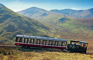  ??  ?? The Snowdon Mountain Railway has made an “extremely difficult” decision not to run steam services in 2021, and instead will be dedicating all available timetable capacity to the Traditiona­l Diesel Service, in the line's 125th year of operation. Trains restarted on May 22 and will run daily until the end of October with this year's journey taking passengers threequart­ers of the distance up Snowdon to Clogwyn station for a two-hour round trip. Hafod Eryri, the Summit Visitor Centre, will remain closed this year, due to a level of Covid restrictio­ns still remaining in place for the foreseeabl­e future. SMR