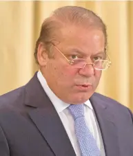  ?? Pakistan Prime Minister Nawaz Sharif ??