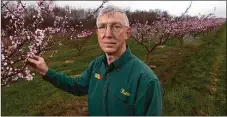  ?? Christian Abraham / Hearst Connecticu­t Media ?? Keith Bishop at Bishop's Orchards in Guilford last year.