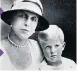  ??  ?? Young Philip with his mother