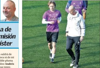  ??  ?? DECISIVO. Modric es una pieza fundamenta­l para Zidane.