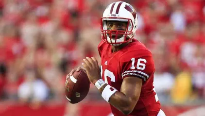  ?? ?? Wisconsin quarterbac­k Russell Wilson was selected in the third round of the 2012 NFL Draft, after five other quarterbac­ks.