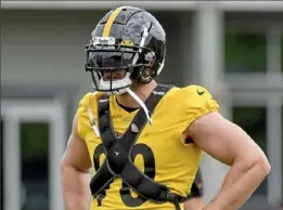  ?? Matt Freed/Post-Gazette ?? Steelers linebacker T.J. Watt is still not practicing as his contract dispute drags on.