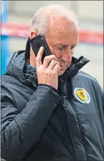  ??  ?? Scotland Under-19 coach Billy Stark worries for the future