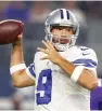  ?? (Reuters) ?? TONY ROMO’S talent has never been a question, but his ability to stay on the field for a full season at the age of 37 (which is what he will be turning in April) is what makes his offseason situation so intriguing.