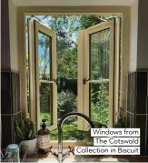  ?? ?? Windows from The Cotswold Collection in Biscuit