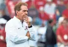  ??  ?? Football coach Nick Saban will cost Alabama even more under the new tax bill. ADAM HAGY/USA TODAY SPORTS