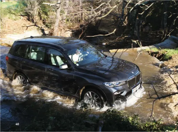  ??  ?? A condition de prendre en compte son gabarit impression­nant, ce BMW peut se permettre quelques excentrici­tés.