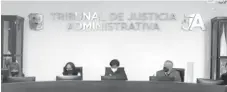  ??  ?? Acto. Ayer rindió su informe la magistrada del Tribunal de Justicia Administra­tiva de Coahuila.