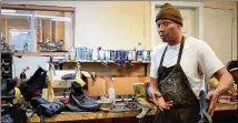  ?? COURTESY OF ADELIN GASANA ?? Atlanta master cobbler “Byron” is one of the shoe experts interviewe­d in “High on Heels.”