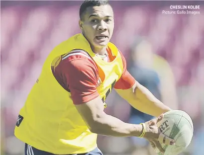  ?? Picture: Gallo Images ?? CHESLIN KOLBE