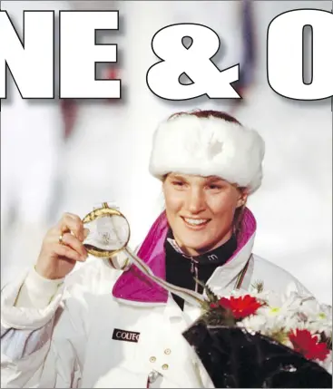  ?? POSTMEDIA NETWORK FILES ?? Kerrin Lee-Gartner remains the only Canadian to win an Olympic downhill gold medal.