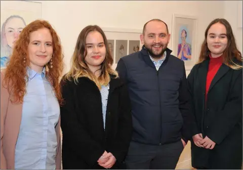  ??  ?? Kayleigh O’Rourke, Ó Fiaich Institute of Further Education who received 2nd place in the PLC Photograph­y Section of the LMETB Robert Ballagh Art Competitio­n pictured with Samantha Clitheroe at the awards ceremony held in the Droichead Arts Centre.
