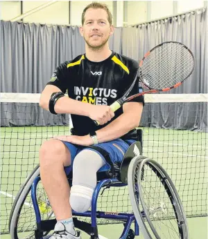  ??  ?? Sergeant Kevin Drake, who will take part in this year’s Invictus Games.