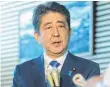  ?? FOTO: DPA ?? Der japanische Regierungs­chef Shinzo Abe sprach von einem „ungeheuerl­ichen Akt“.